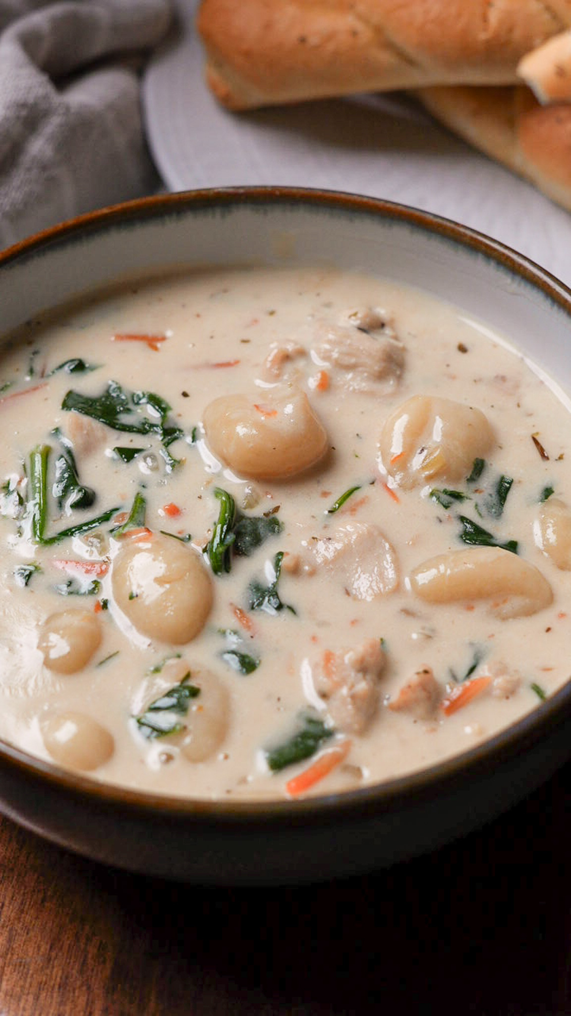 Olive Garden Style Chicken & Gnocchi Soup - Coop Can Cook